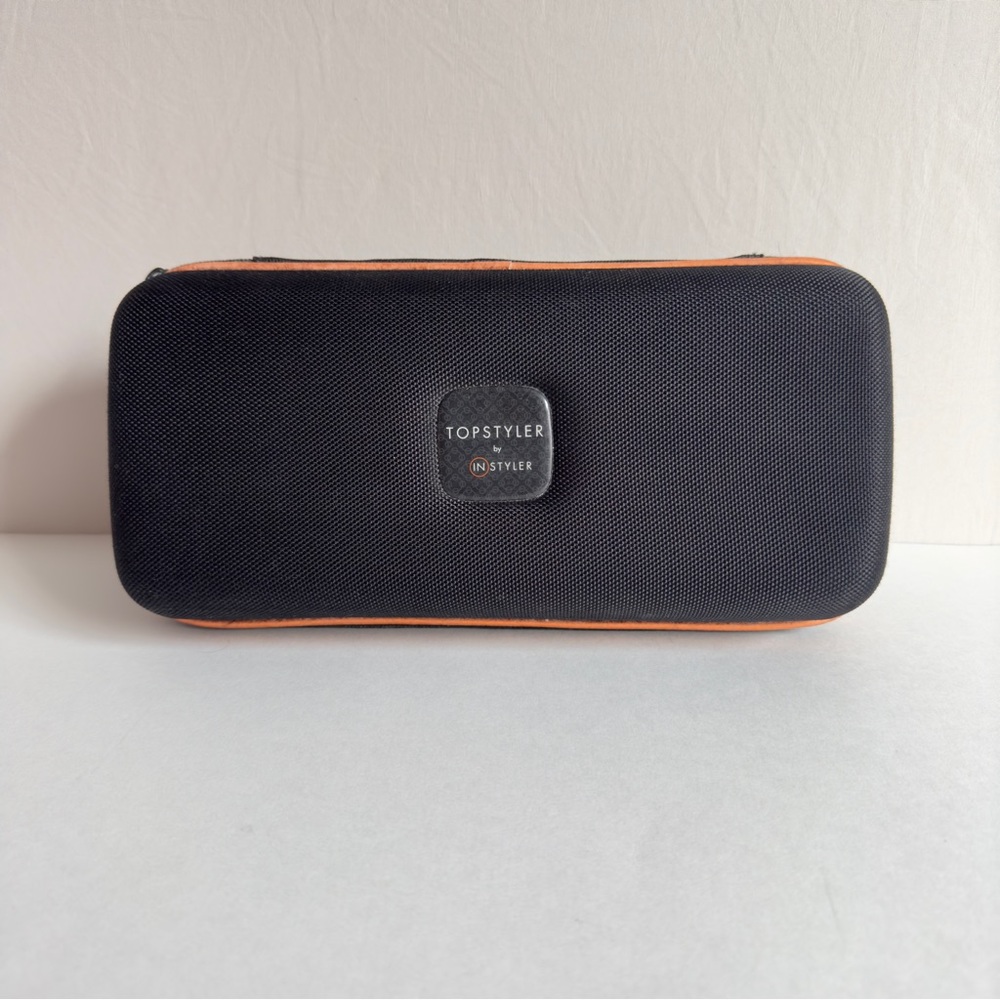 Topstyler Clamshell Curlers  Black and Orange Travel Case for Women Hair Styling
